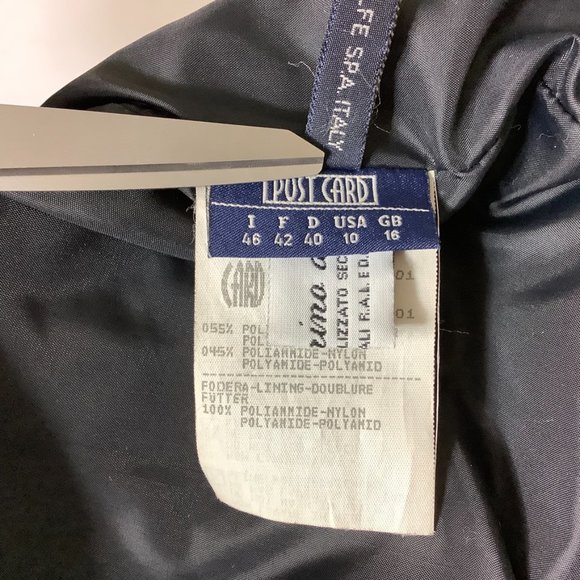 Postcard Black Hooded Goose Down Insulated Puffer Ski Jacket Coat 10 - Picture 10 of 13